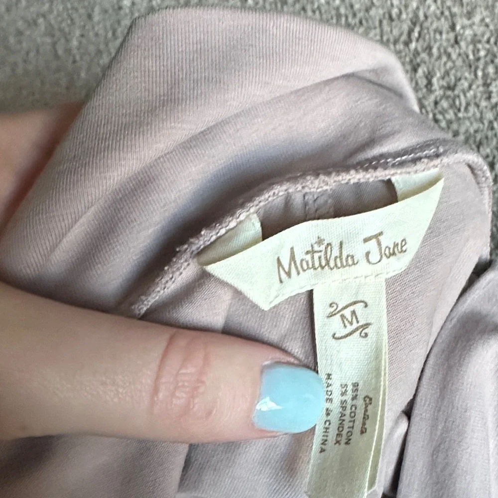 Matilda Jane purple/gray Ruffle Flare Pants - Picture 2 of 7